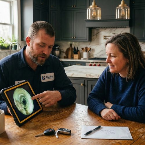 Paschal tech showing homeowner camera results