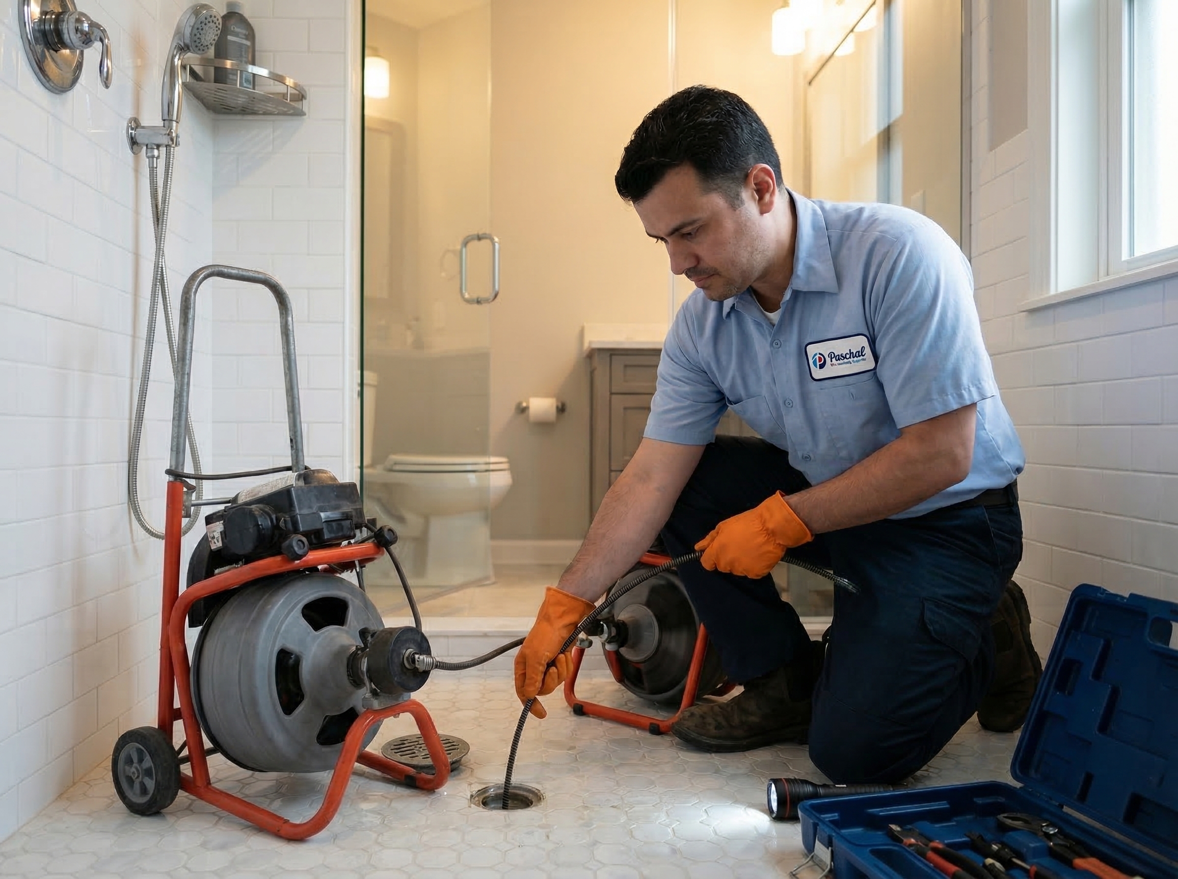 Paschal tech clearing slow drain