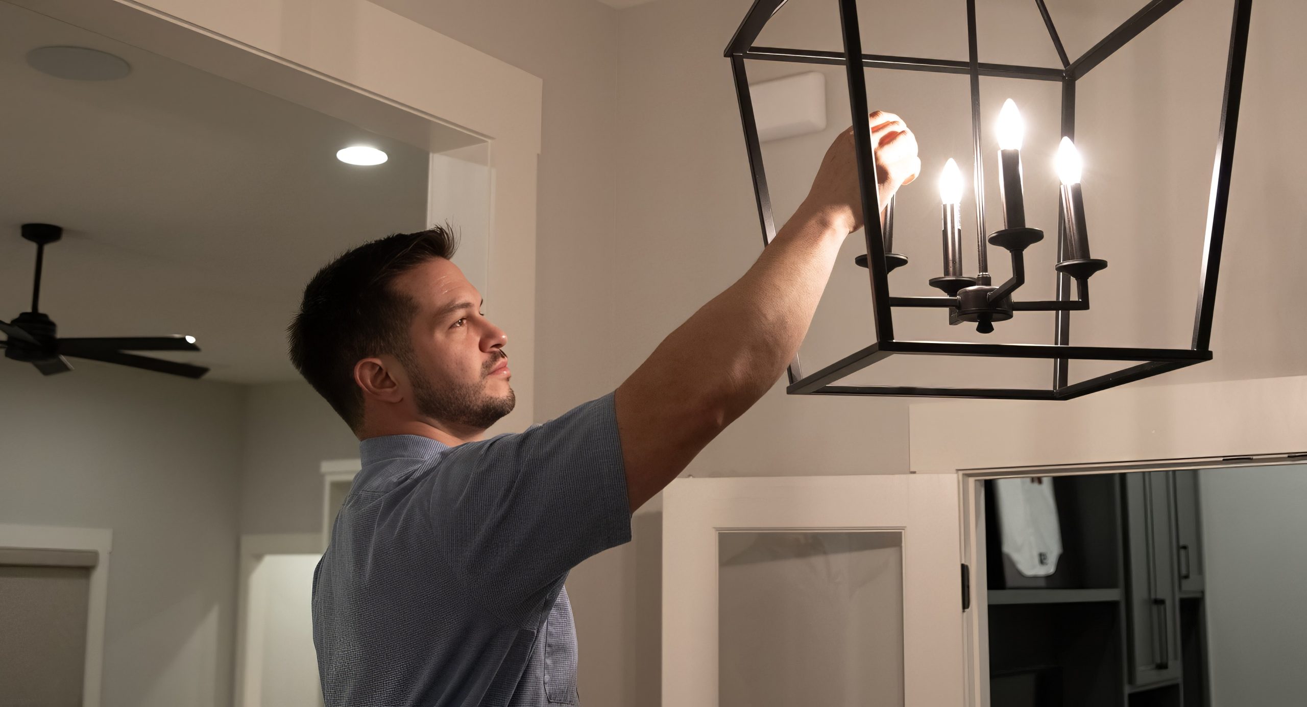 Flickering or dimming lights signaling electrical issue